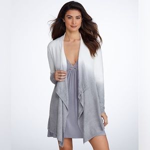 Barefoot Dreams Calypso Lite Ombré Wrap Grey Cardigan